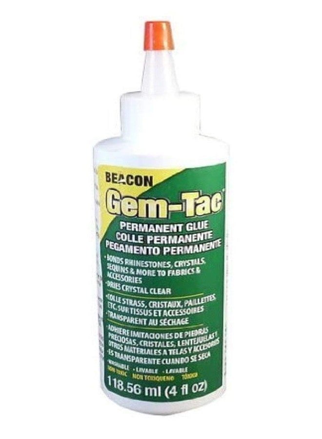 Beacon Gem-Tac Permanent Adhesive, 4-Ounce - 2 Pack - Image 2